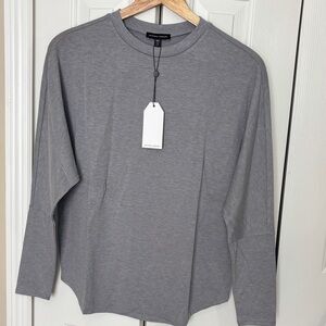 Universal Standard Dolman Top Monument Gray Size 4XS NWT